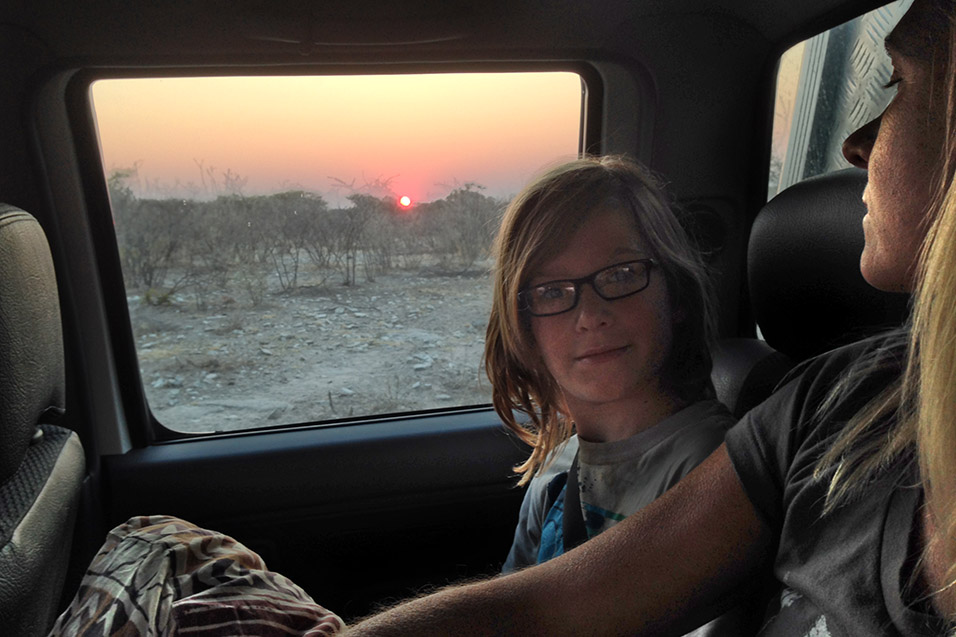 botswana/ghanzi_sam_sunset_car